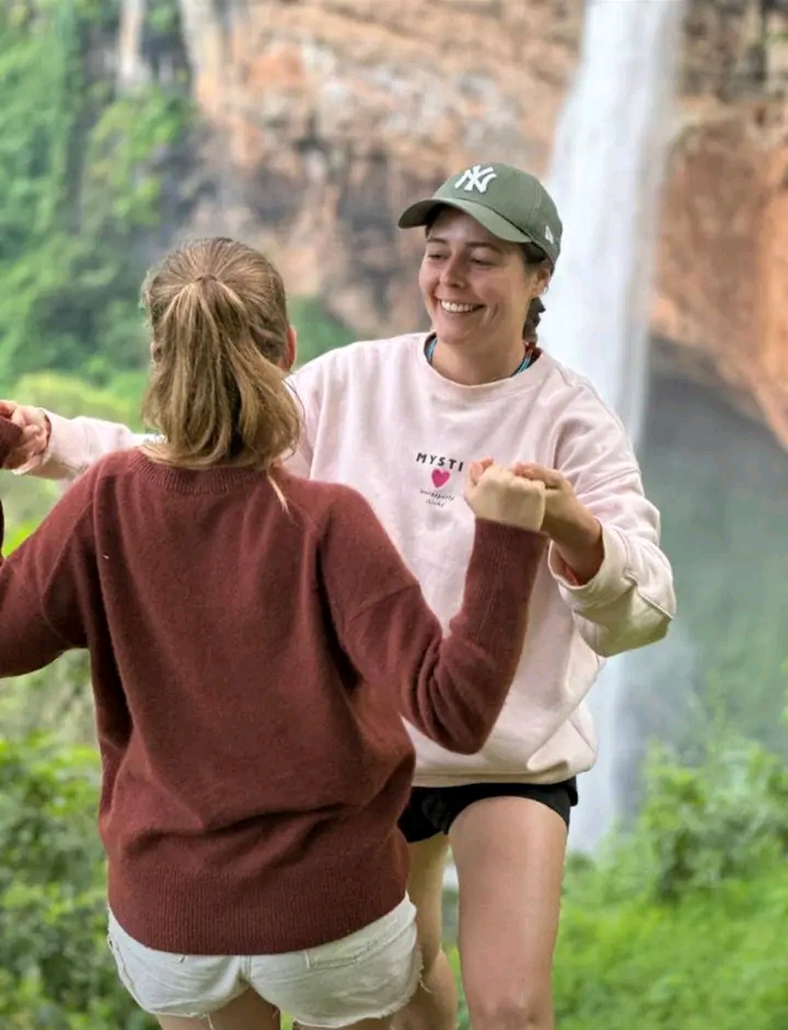 Guests enjoying a nature moment